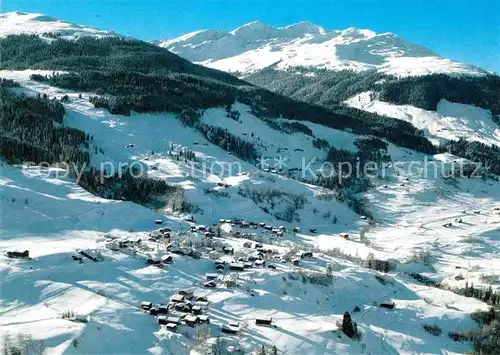 AK / Ansichtskarte Obersaxen GR Piz Titschal Winter