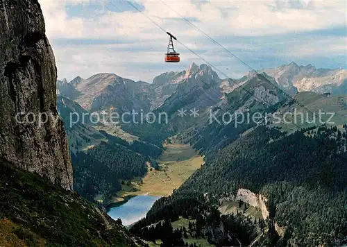 AK / Ansichtskarte Seilbahn Bruelisau Hoher Kasten Alpstein  Kat. Bahnen