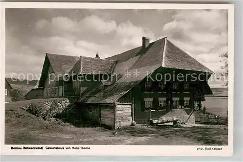 AK / Ansichtskarte Foto Kellner Rolf Nr. 6177 Bernau Schwarzwald Geburtshaus Hans Thoma  Kat. Fotografie