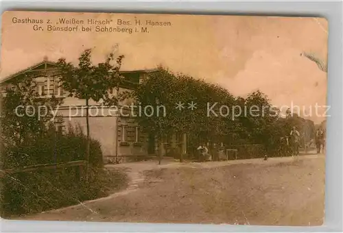 AK / Ansichtskarte Buensdorf Gasthaus zum Weissen Hirsch Kat. Buensdorf