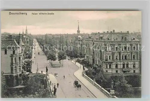 AK / Ansichtskarte Braunschweig Kaiser Wilhelm Strasse Kat. Braunschweig