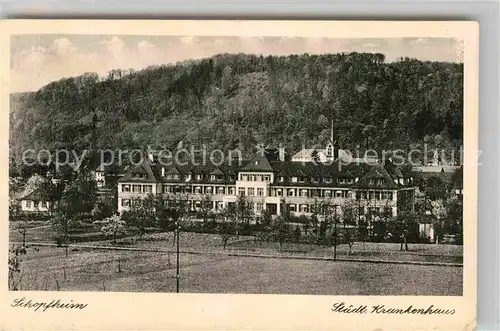 AK / Ansichtskarte Schopfheim Staedt Krankenhaus Kat. Schopfheim