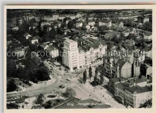 AK / Ansichtskarte Dresden Fliegeraufnahme Kat. Dresden Elbe