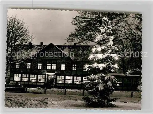 AK / Ansichtskarte Neuhaus Solling Hotel Brauner Hirsch Kat. Holzminden