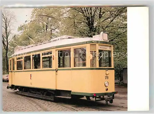 AK / Ansichtskarte Strassenbahn TW 179 Stadtwerke Augsburg  Kat. Strassenbahn