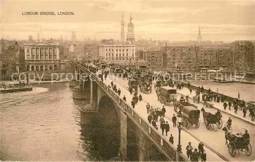 AK / Ansichtskarte London Teilansicht London Bridge Kat. City of London