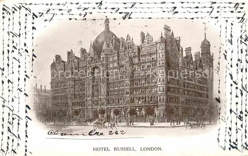 AK / Ansichtskarte London Hotel Russell Kat. City of London