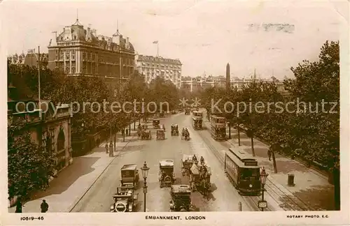 AK / Ansichtskarte London Embankment Kat. City of London