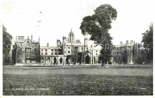 AK / Ansichtskarte Cambridge Cambridgeshire St Johns College