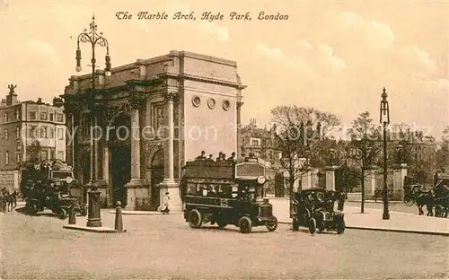 AK / Ansichtskarte London The Marble Arch Hyde Park Kat. City of London