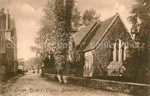 AK / Ansichtskarte Bemerton George Herberts Church Kat. Salisbury