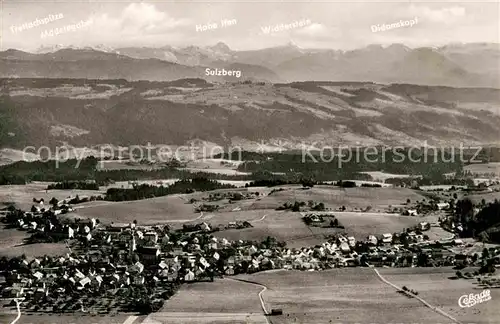 AK / Ansichtskarte Scheidegg Allgaeu Panorama  Kat. Scheidegg