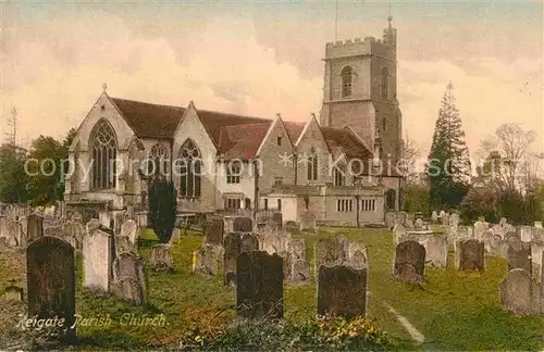 AK / Ansichtskarte Reigate Parish Kirche Friedhof Kat. Reigate and Banstead