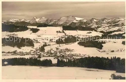 AK / Ansichtskarte Simmerberg Panorama  Kat. Weiler Simmerberg