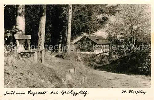 AK / Ansichtskarte Scheidegg Allgaeu Pension Haus am Bergwald  Kat. Scheidegg