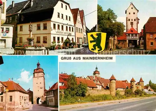 AK / Ansichtskarte Mainbernheim T?rme und Tore Stadtmauer Kat. Mainbernheim
