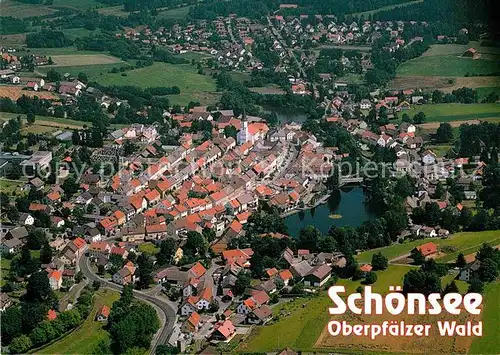 AK / Ansichtskarte Schoensee Fliegeraufnahme Kat. Schoensee