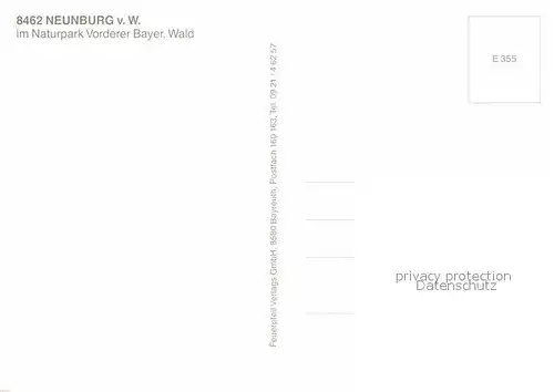AK / Ansichtskarte Neunburg Wald Brunnen Burg Ortspartien Kat. Neunburg vorm Wald
