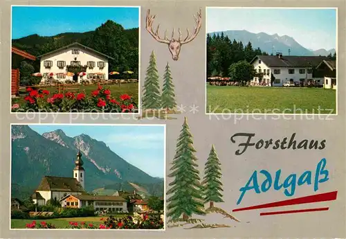 AK / Ansichtskarte Inzell Forsthaus Adlgass Kat. Inzell