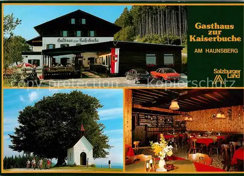 AK / Ansichtskarte Obertrum See Gasthaus zur Kaiserbuche am Hausberg Kapelle Kat. Obertrum am See