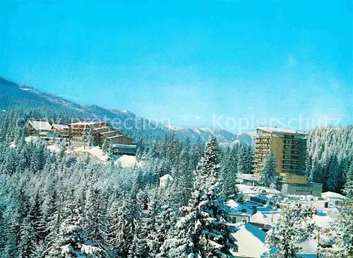 AK / Ansichtskarte Pamporovo Pamporowo Hotel Murgawez Winterpanorama