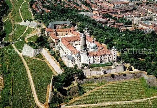 AK / Ansichtskarte Wuerzburg Festung Marienberg Fliegeraufnahme Kat. Wuerzburg