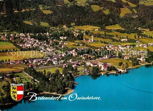 AK / Ansichtskarte Bodensdorf Ossiacher See Fliegeraufnahme
