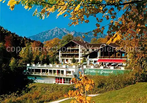 AK / Ansichtskarte Garmisch Partenkirchen Alpenhotel Forsthaus Graseck Kat. Garmisch Partenkirchen