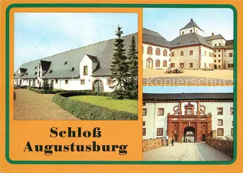 AK / Ansichtskarte Augustusburg Stallgebaeude Kuechenhaus Nordportal Kat. Augustusburg