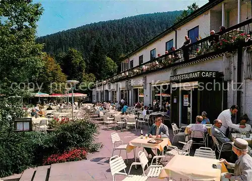 AK / Ansichtskarte Wildbad Schwarzwald Kurpark Restaurant Cafe Kat. Bad Wildbad
