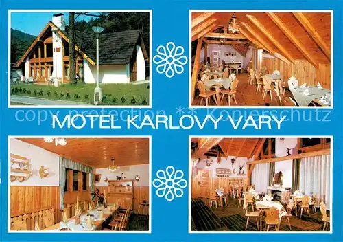 AK / Ansichtskarte Karlovy Vary Motel Karlovy Vary Gastraeume Kat. Karlovy Vary Karlsbad