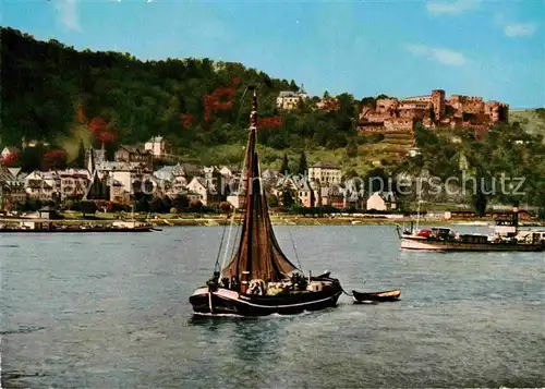 AK / Ansichtskarte St Goar Rhein mit Burg Rheinfels Kat. Sankt Goar