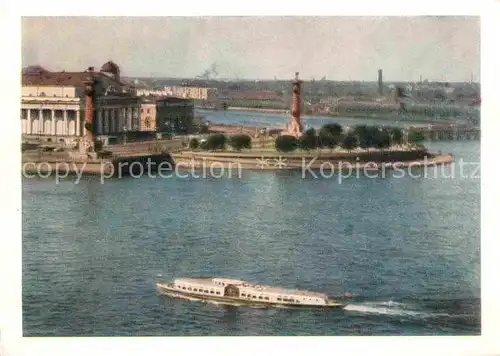 AK / Ansichtskarte St Petersburg Leningrad Spit of Vasilyevsky Island 
