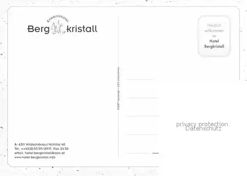 AK / Ansichtskarte Wildschoenau Tirol Erlebnishotel Bergkristall