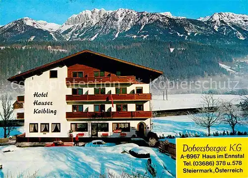 AK / Ansichtskarte Haus Ennstal Hotel Hauser Kaibling Winterpanorama Alpen Kat. Oesterreich