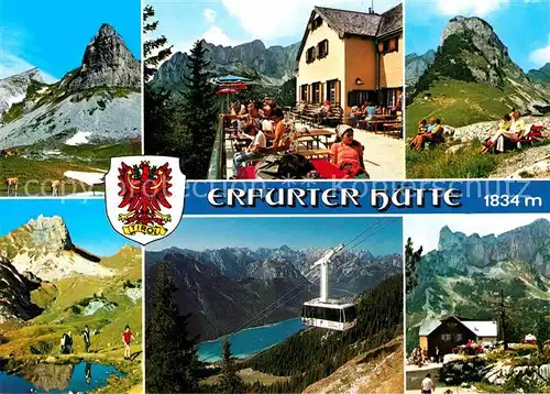 AK / Ansichtskarte Erfurterhuette Sonnenterrasse Wandern Alpenpanorama Bergbahn Bergsee Kat. Eben am Achensee