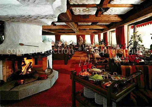 AK / Ansichtskarte Mitteltal Schwarzwald Kurhotel Restaurant Kamin Kat. Baiersbronn