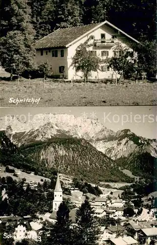 AK / Ansichtskarte Schellenberg Berchtesgaden Fliegeraufnahme Schnitzhof Kat. Berchtesgaden