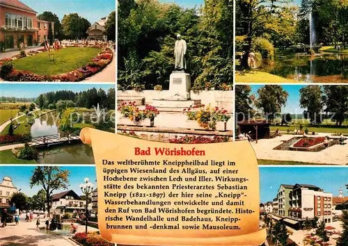 AK / Ansichtskarte Bad Woerishofen Kneippheilbad Kuranlagen Kat. Bad Woerishofen