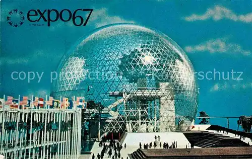 AK / Ansichtskarte Exposition Universelle Internationale Montreal 1967 Pavillon des Etats Unis 