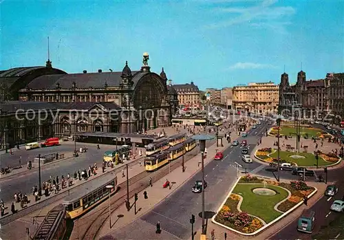 AK / Ansichtskarte Strassenbahn Frankfurt am Main Hauptbahnhof  Kat. Strassenbahn