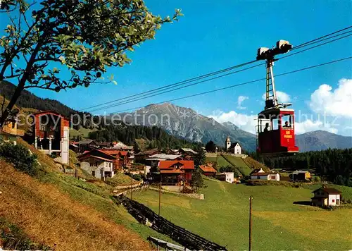 AK / Ansichtskarte Seilbahn Feldis Veulden Domleschg  Kat. Bahnen