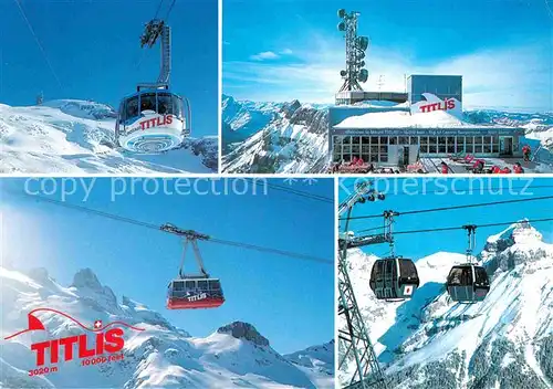 AK / Ansichtskarte Seilbahn Titlis  Kat. Bahnen