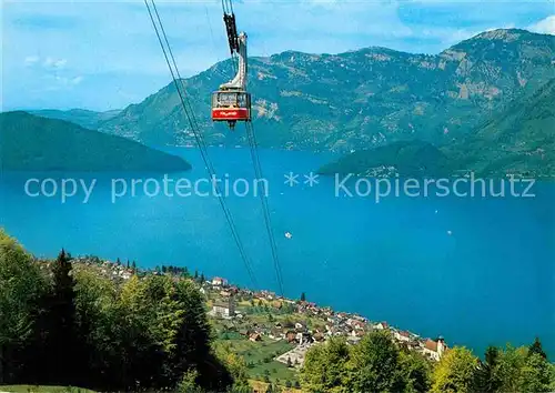 AK / Ansichtskarte Seilbahn Beckenried Klewenalp Vierwaldstaettersee Rigi  Kat. Bahnen