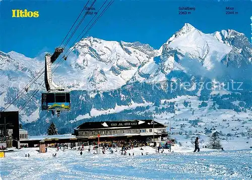 AK / Ansichtskarte Seilbahn Iltios Unterwasser Obertoggenburg  Kat. Bahnen