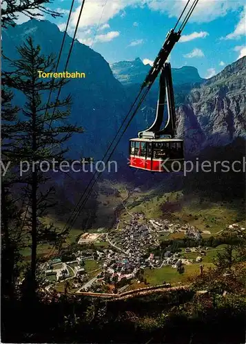 AK / Ansichtskarte Seilbahn Leukerbad Torrent Gemmi Steghorn  Kat. Bahnen