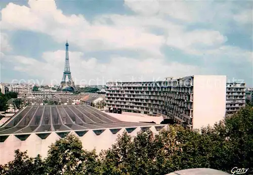 AK / Ansichtskarte Paris La Maisonde L`Unesco Zehrfuss Eiffelturm Kat. Paris