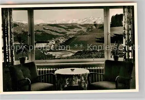 AK / Ansichtskarte Scheidegg Allgaeu Berghotel Alpenblick Kat. Scheidegg