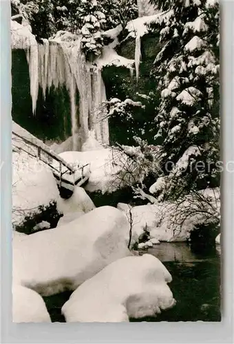 AK / Ansichtskarte Scheidegg Allgaeu Wasserfall in der Rohrachschlucht Kat. Scheidegg