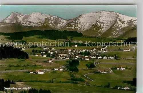 AK / Ansichtskarte Simmerberg Panorama  Kat. Weiler Simmerberg